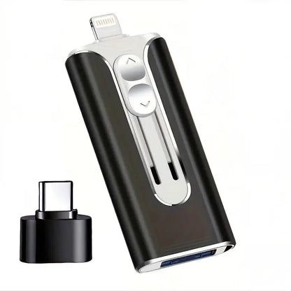 32~256GB Micro USB + 8 Pin + USB 3.0 3 in 1 Mobile Phone Computer U-Disk