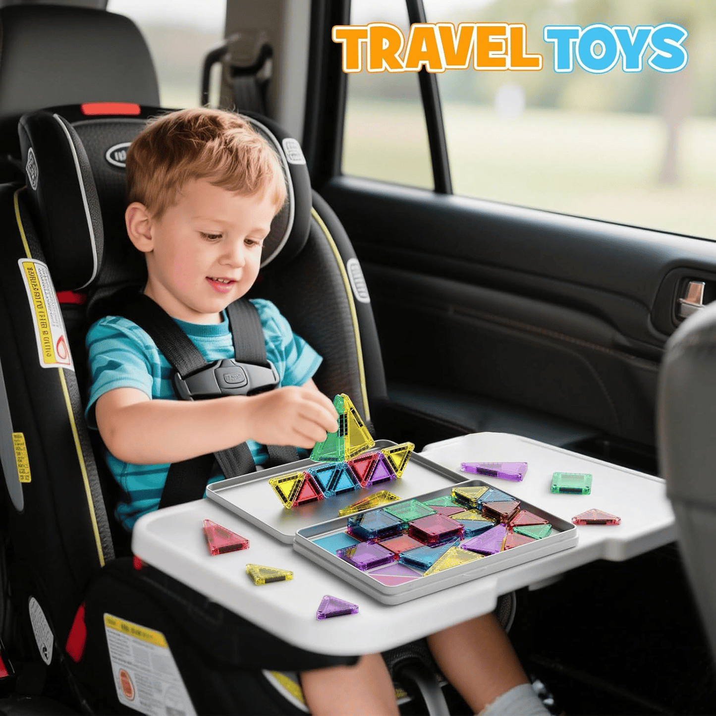 🎁🔥🧲 Children's Magnetic Building Blocks – STEM Educational Toys