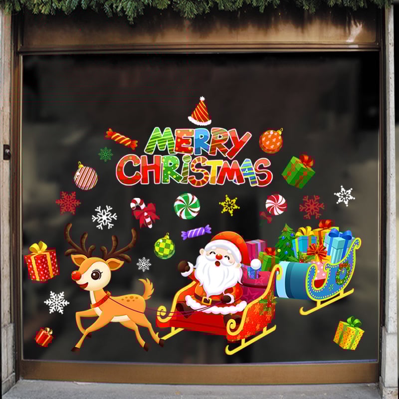 🔥Christmas Window Clings