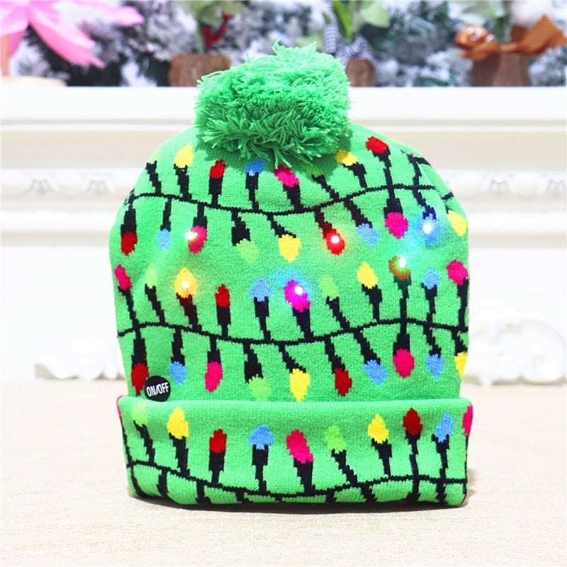 🎁2025 Early Christmas Sale - Christmas LED Light Knitted Beanies