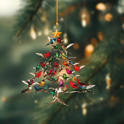🔥🐦🎄Hummingbird Christmas Ornament💠 (✨Same as in the video)