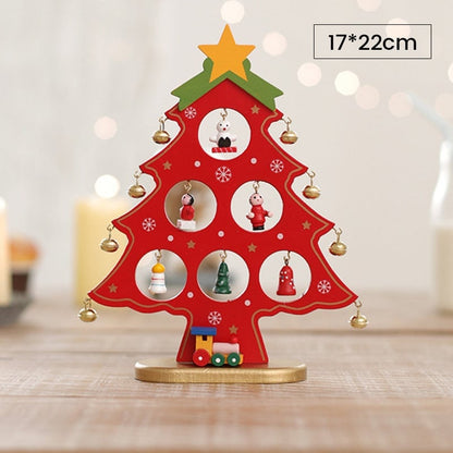 🎅DIY Wooden Mini Christmas Tree Set