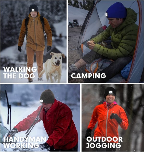 ⏰🔥Hot Sale 46% OFF🔥🔥🎁LED Beanie Light