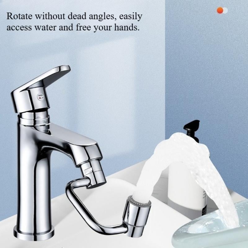 🚰 Upgrade Your Washing Routine✨ TTZZ 360° Rotatable Faucet Aerator Extension - For Effortless, All-Angle Control!
