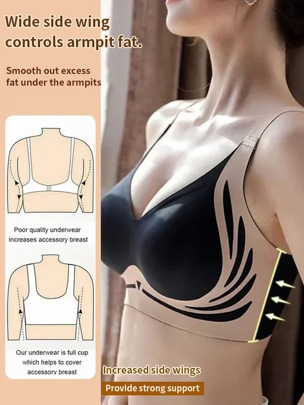 🔥🎁Super gather bra | Wireless Push-up Bra👍No more sagging breasts