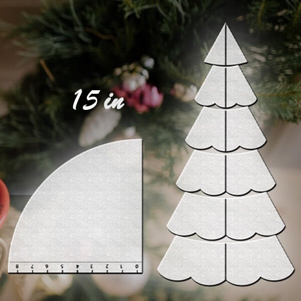 Handmade Christmas Tree Quilting Set