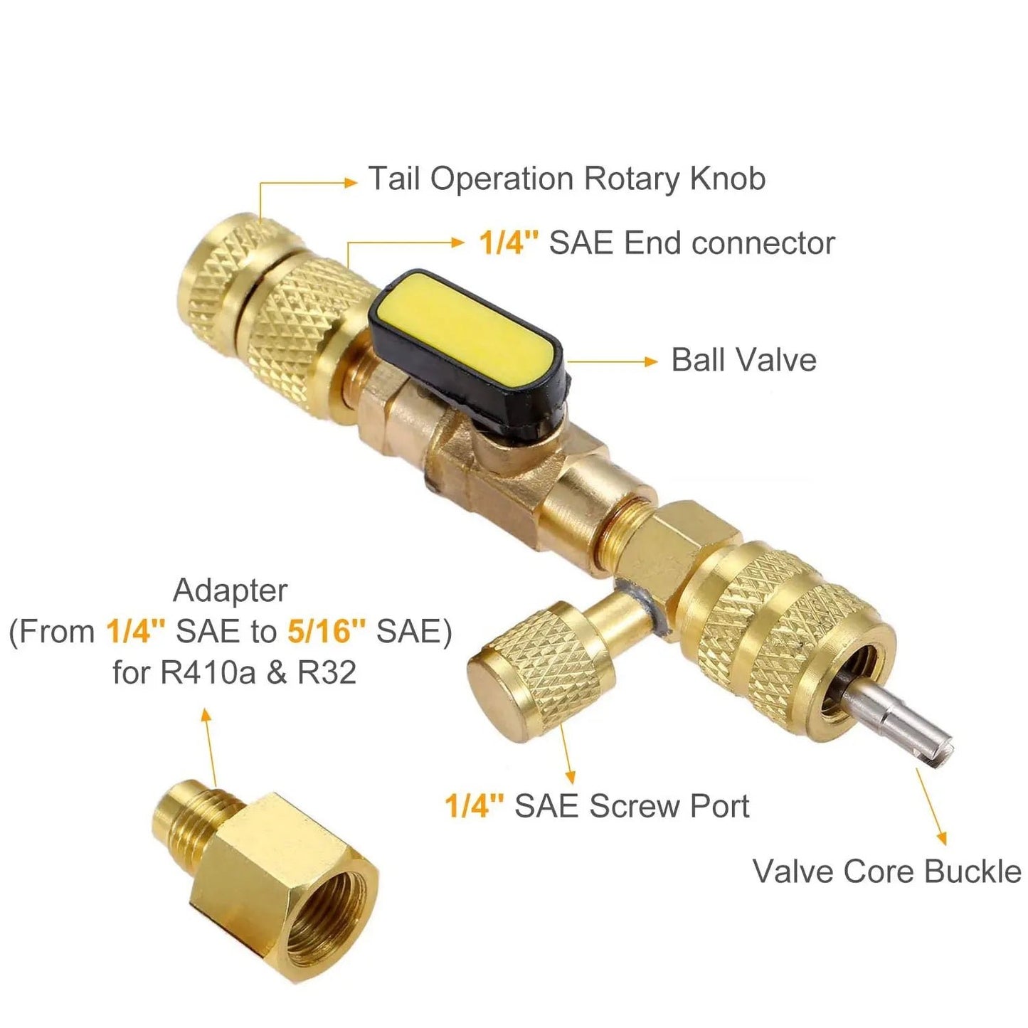 Home & Auto AC Valve Core Remover Installer Tool
