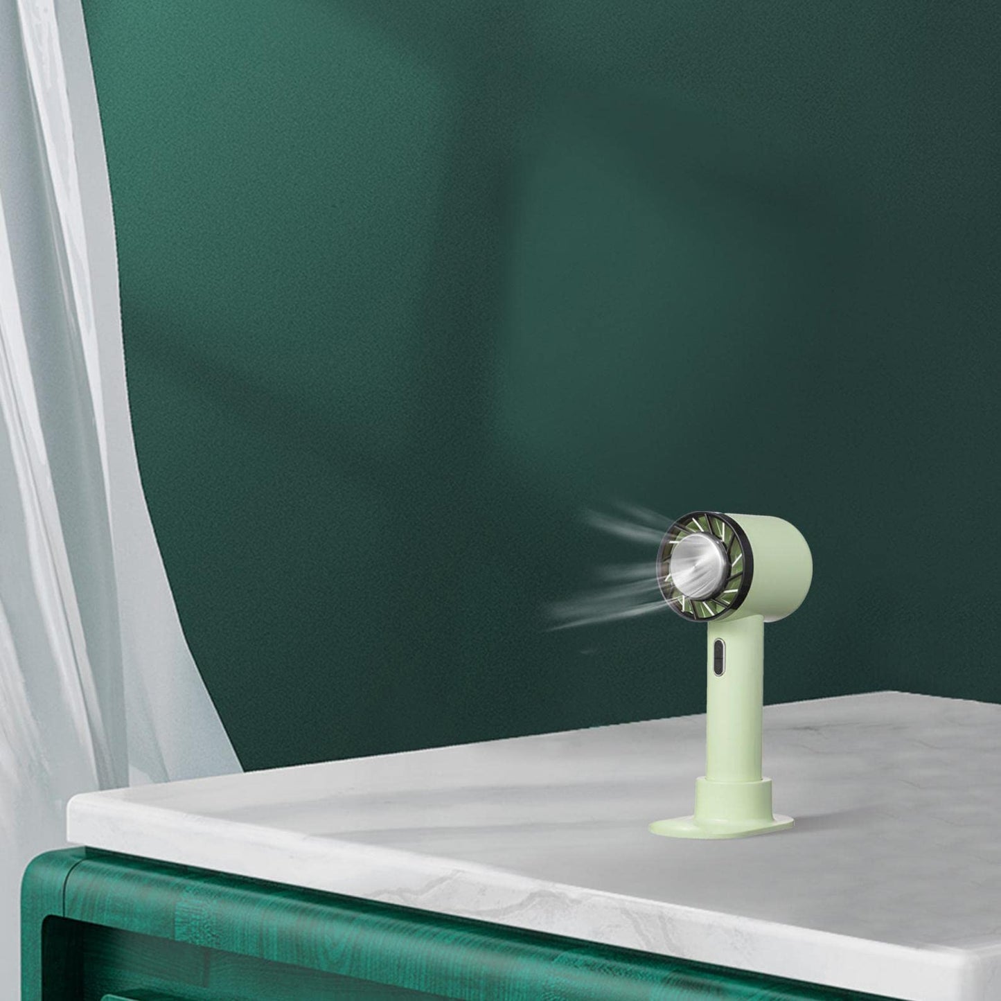 (🔥Early Mother's Day Sale- SAVE 48% OFF) -🔥-Smart Cold Compress Hand Held Fan Rechargeable Mini Portable Personal Fan