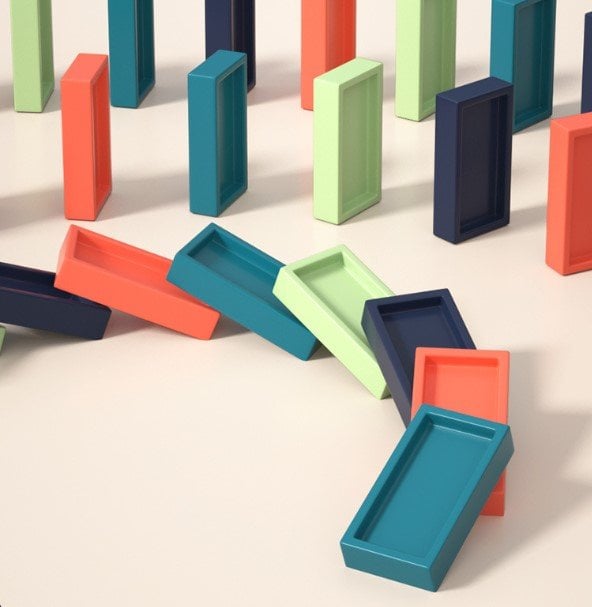 🔥  Promotion 48% OFF🔥🔥 - Dominoes Automatic Domino Train Educational Toy