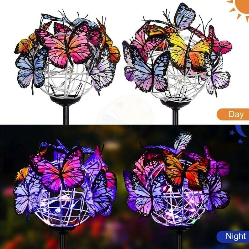 🔥BIG SALE - 48% OFF🔥Solar Stake Lights Butterflies Decor Lights