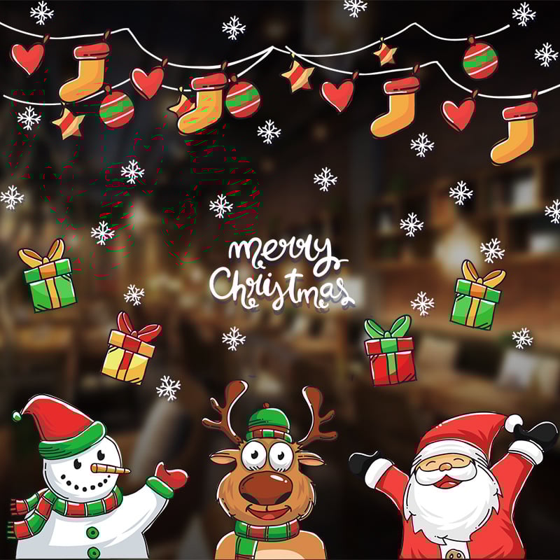 🔥Christmas Window Clings