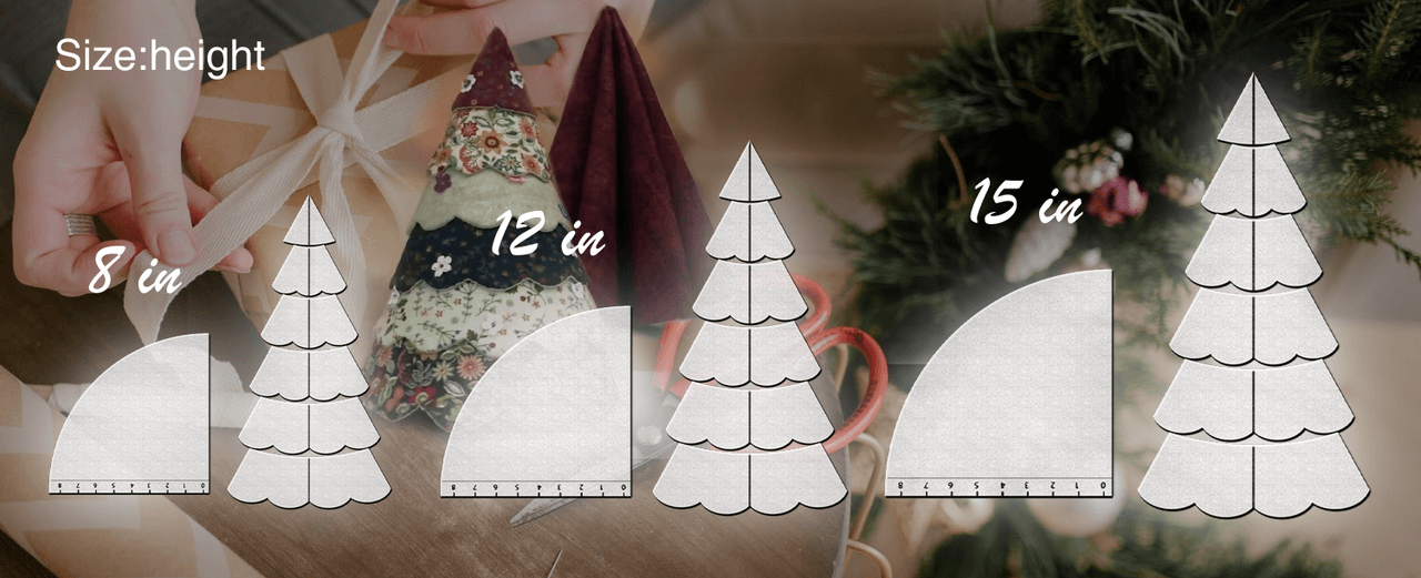 Handmade Christmas Tree Quilting Set