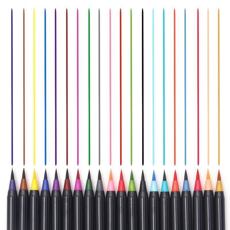 Watercolor nylon Brush Pen Sets🔥