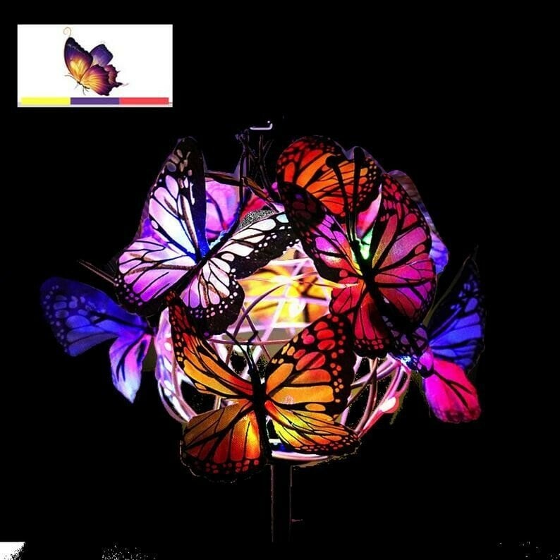 🔥BIG SALE - 48% OFF🔥Solar Stake Lights Butterflies Decor Lights