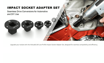 ✨2025 Low Profile Impact Socket Adapter Set – Industrial Drive Ratchet & Wrench Adapter Set for Tight Spaces, 4PC Hardware Kit: 3/4" to 1", 1/2" to 3/4", 1/2" to 3/8", 1/4" to 3/8"
