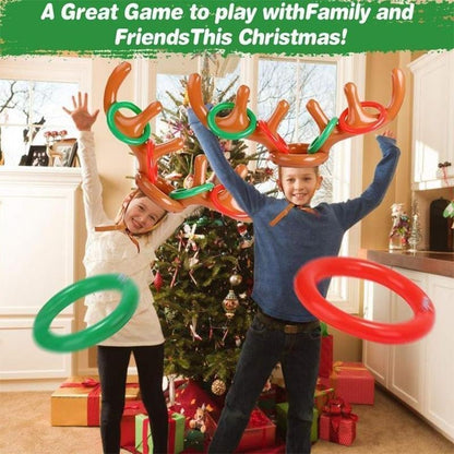 🌲Christmas Reindeer Ring Toss Game