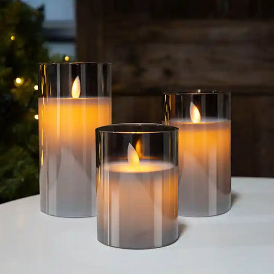 🔥Flameless candles (3 candles)