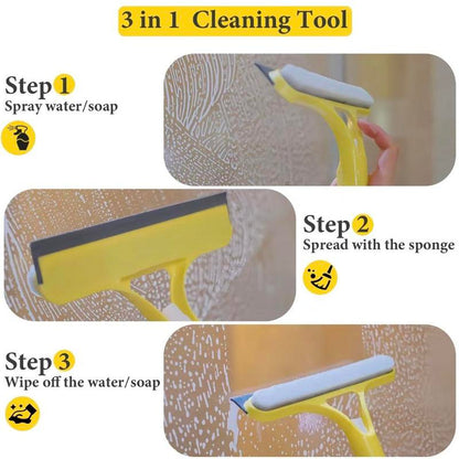 🏆Flash Sale⚡ 50K+ SOLD! Almost Gone-💥🔥3 in 1 Window Cleaning Scraper
