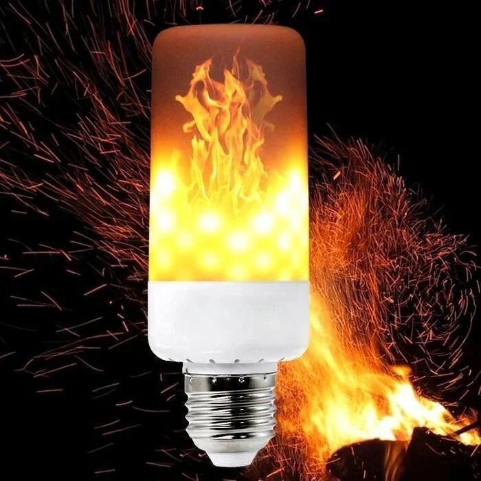 🔥LED Flame Effect Light Bulb-With Gravity Sensing Effect