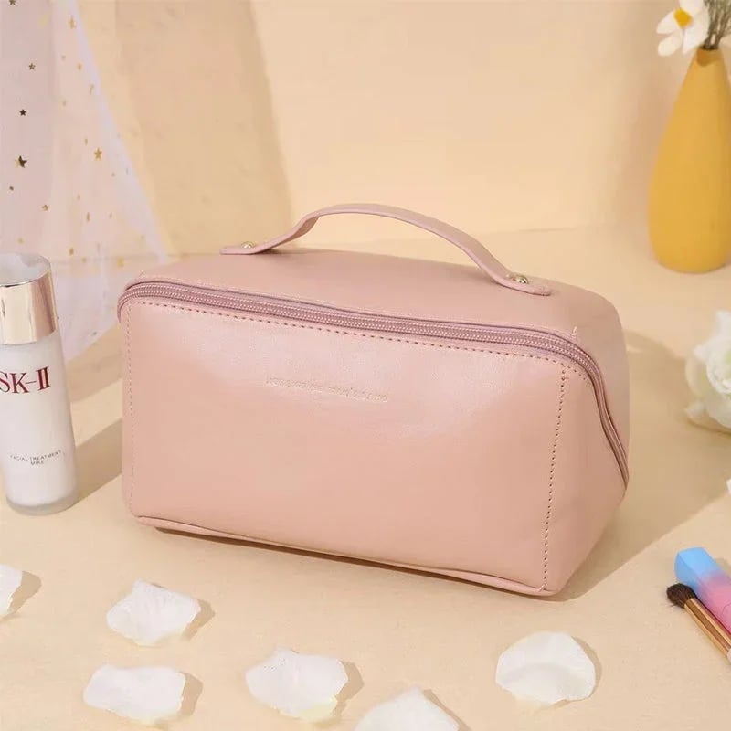 👍Sold 8999+, PU Portable Travel Cosmetic Storage Bag