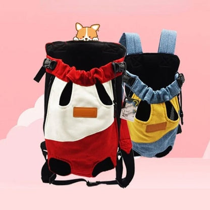 🔥BIG SALE - 44% OFF🔥🔥Pet Travel Leg-out Backpack🐶🐱