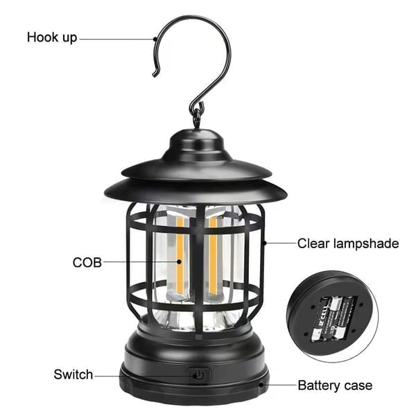 🔥2023 New Year's Promotion-Portable Retro Camping Lamp🔥🔥Buy 2 Get Extra 47% OFF