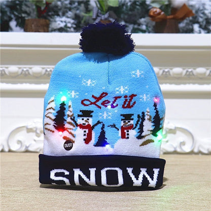 🎁2025 Early Christmas Sale - Christmas LED Light Knitted Beanies