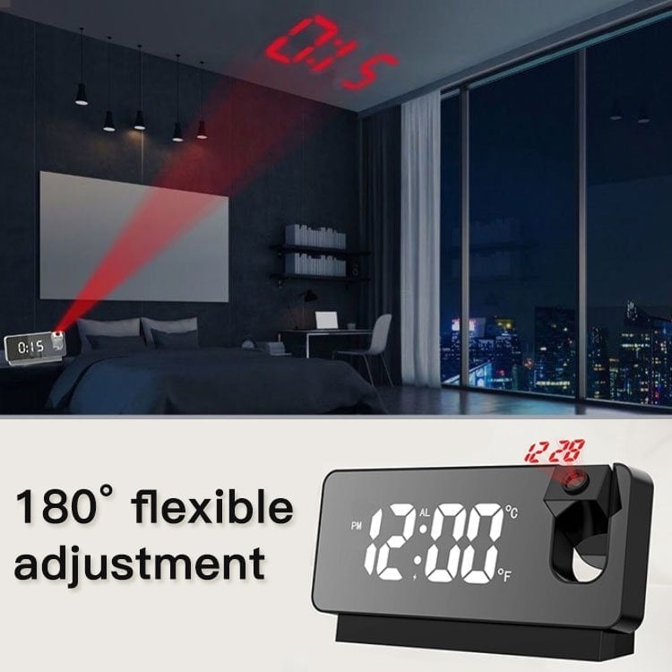 🔥BIG SALE - 46% OFF🔥🔥Mirror projection alarm clock
