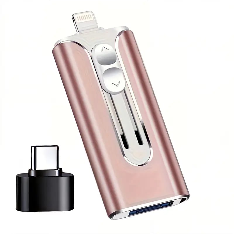 32~256GB Micro USB + 8 Pin + USB 3.0 3 in 1 Mobile Phone Computer U-Disk