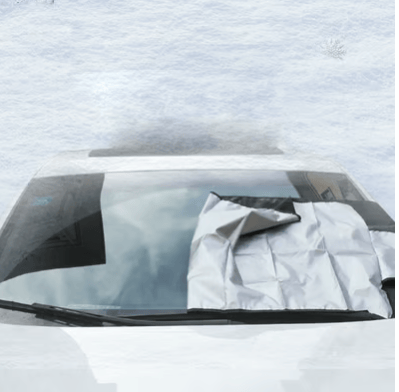 Windshield Protector – All-Season Cover for Automobiles – All-Weather Sunshade, Snow, Ice Car Cover & Reversible with Anti-Theft Panels