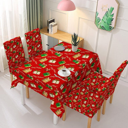 🎅Christmas Tablecloth Chair Cover Decoration