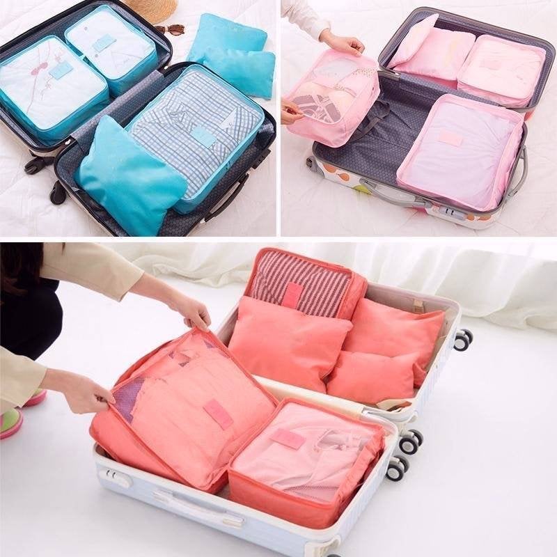 🎉  HOT SALE 48% OFF - ✈6 pieces portable luggage packing cubes🧳