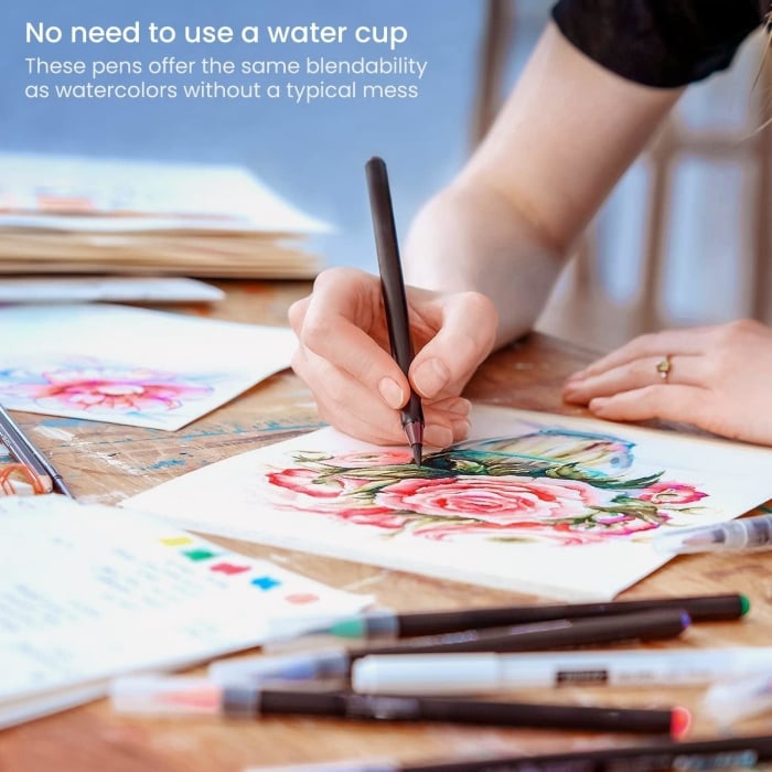 Watercolor nylon Brush Pen Sets🔥