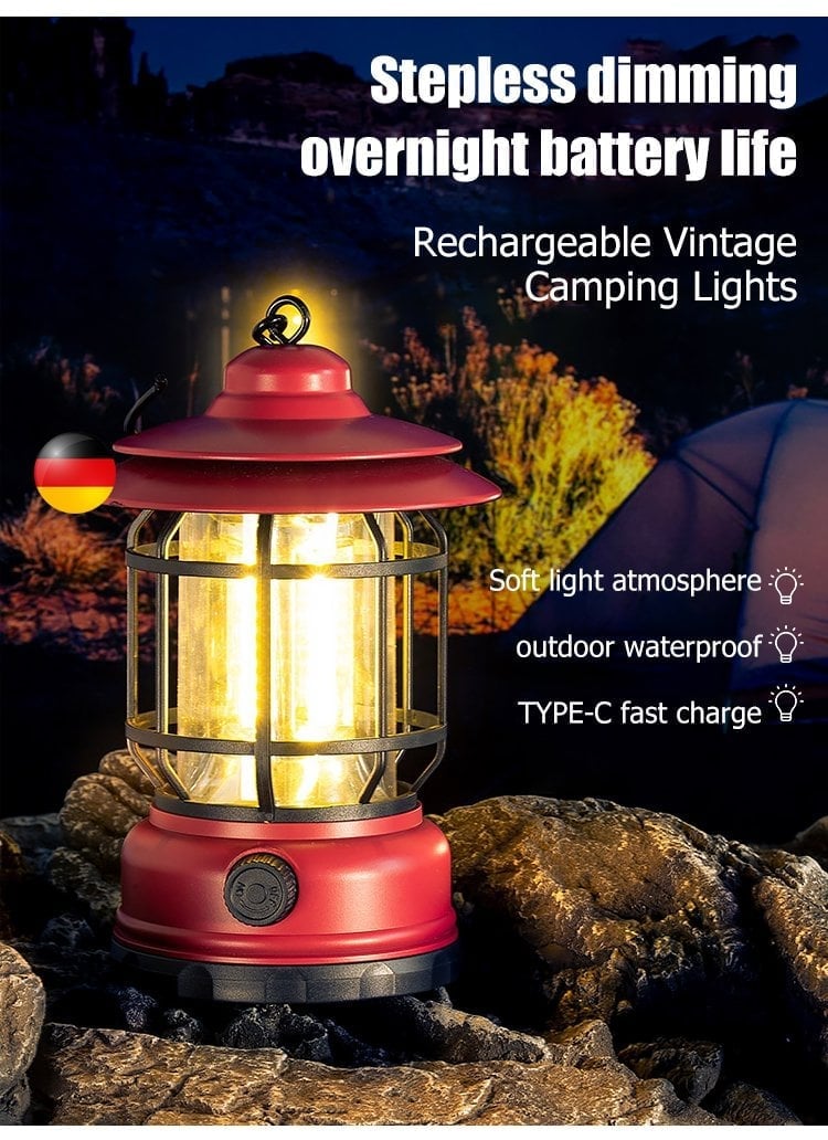 🔥2023 New Year's Promotion-Portable Retro Camping Lamp🔥🔥Buy 2 Get Extra 47% OFF
