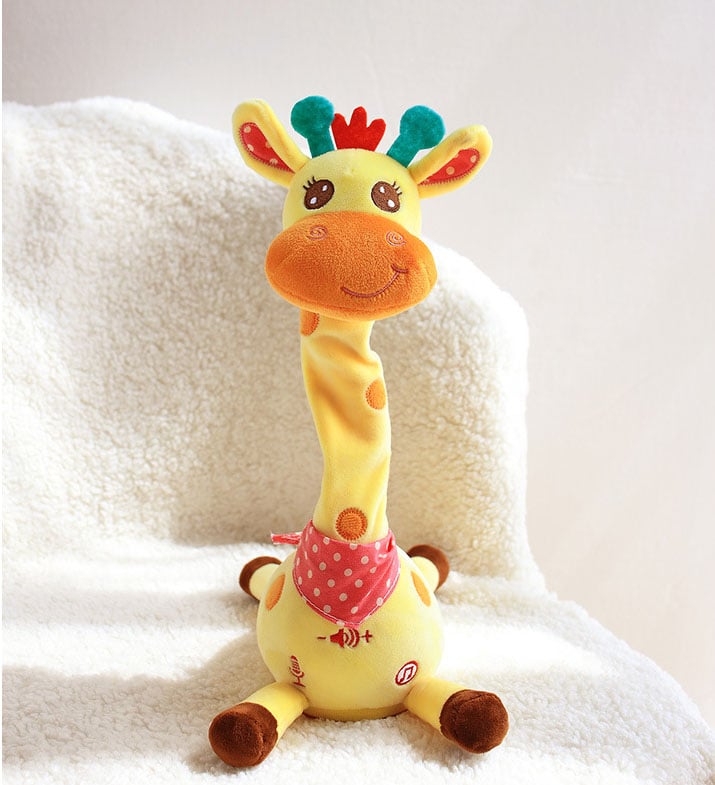 🎉 Best-Selling Musical Giraffe Toy – Sings, Dances & Repeats What You Say! 🦒🎵🗣️