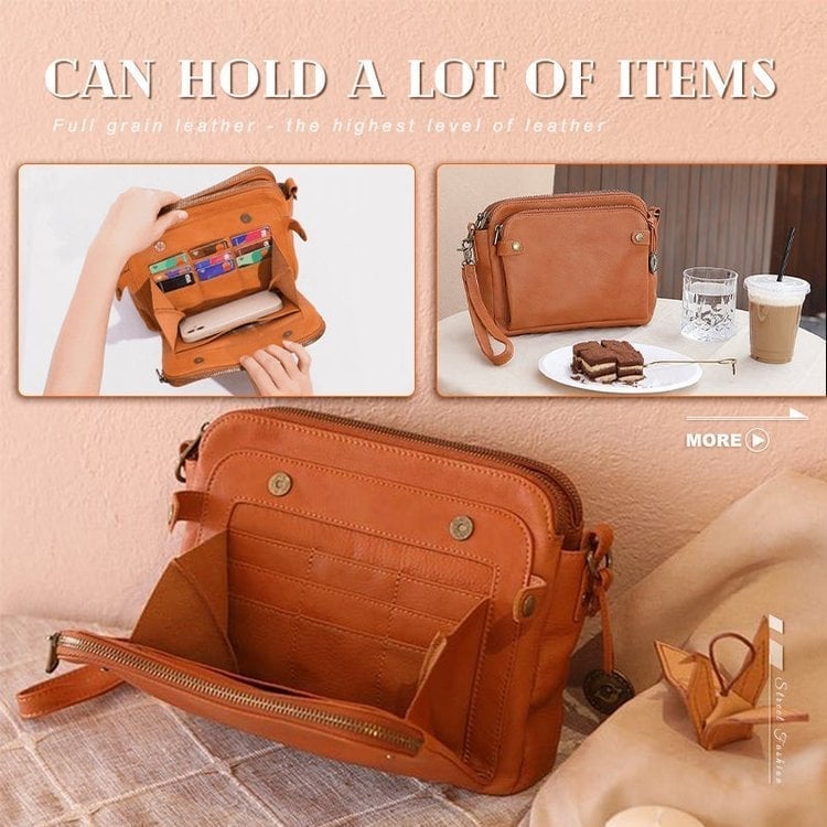 🔥Hot Sale 48% OFF🔥🔥-Crossbody Leather Shoulder Bags and Clutches