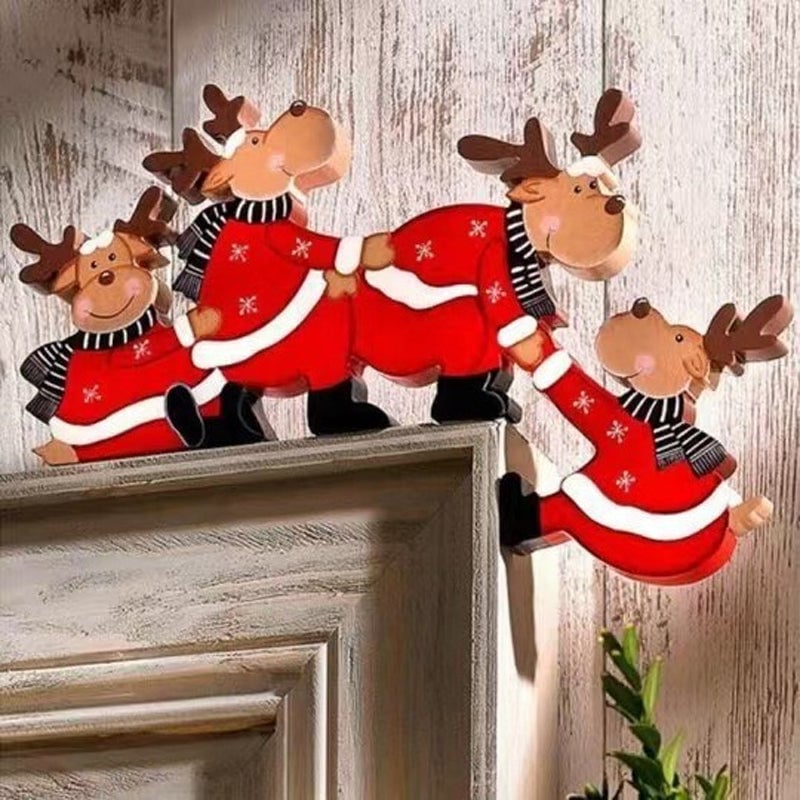 🎅⛄Funny Christmas Door Frame Decorations🦌⛄