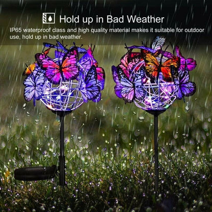 🔥BIG SALE - 48% OFF🔥Solar Stake Lights Butterflies Decor Lights