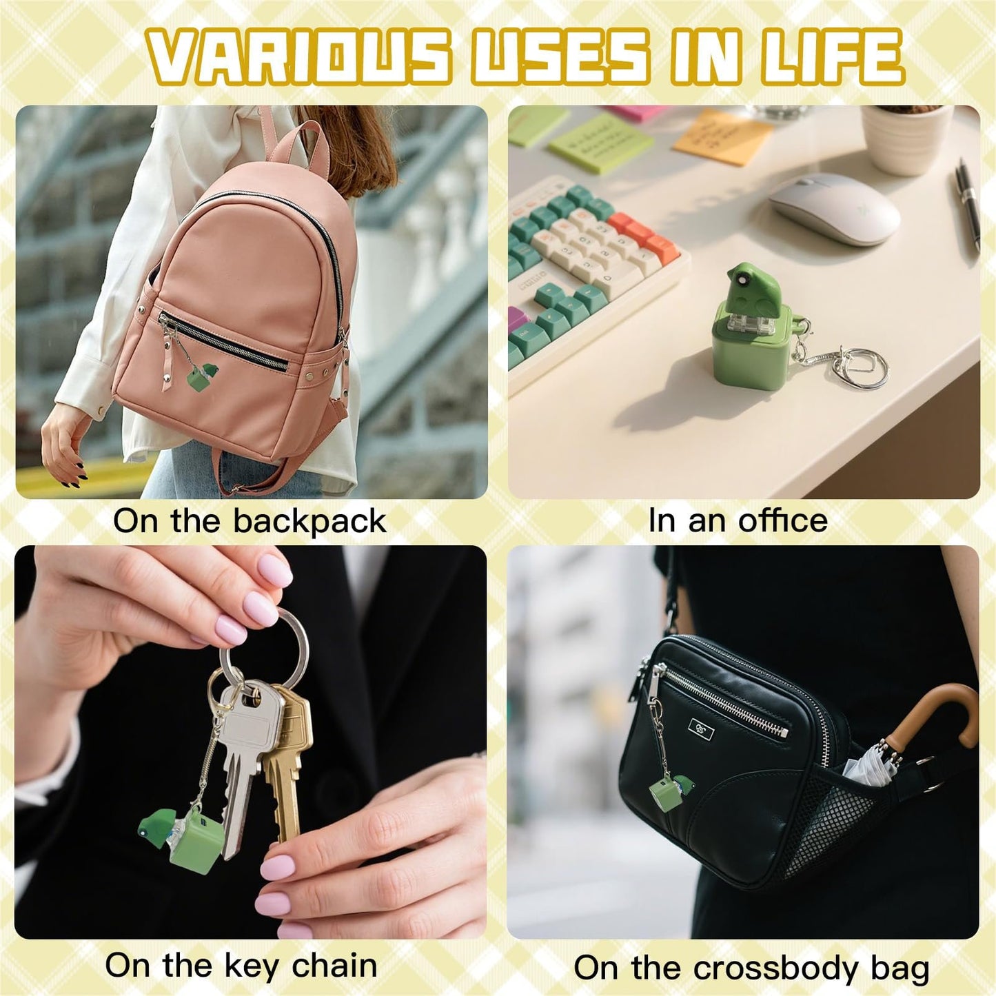 Frog Croaking Fidget Toy - Rechargeable Frog Croaking Keychain, Frog Croaking Stress Reliever with Colorful Lights, Fun & Portable Anxiety Relief Toy