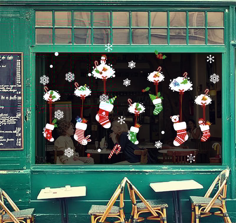 🔥Christmas Window Clings