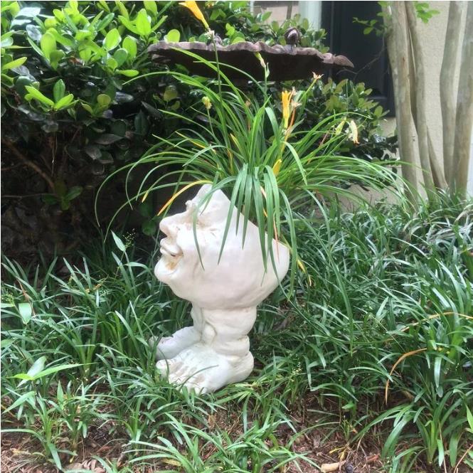 Mugglys Face Statue Planter - Happy New Year 48% OFF🎊