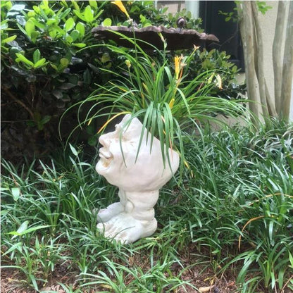 Mugglys Face Statue Planter - Happy New Year 48% OFF🎊
