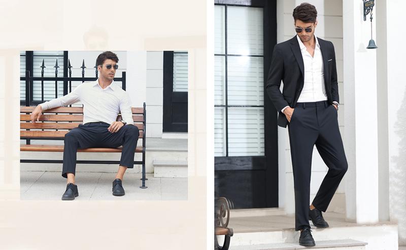 🔥Stretch Slim Fit Long Sleeve Button Down Shirts