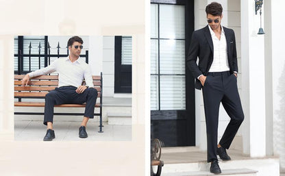 🔥Stretch Slim Fit Long Sleeve Button Down Shirts