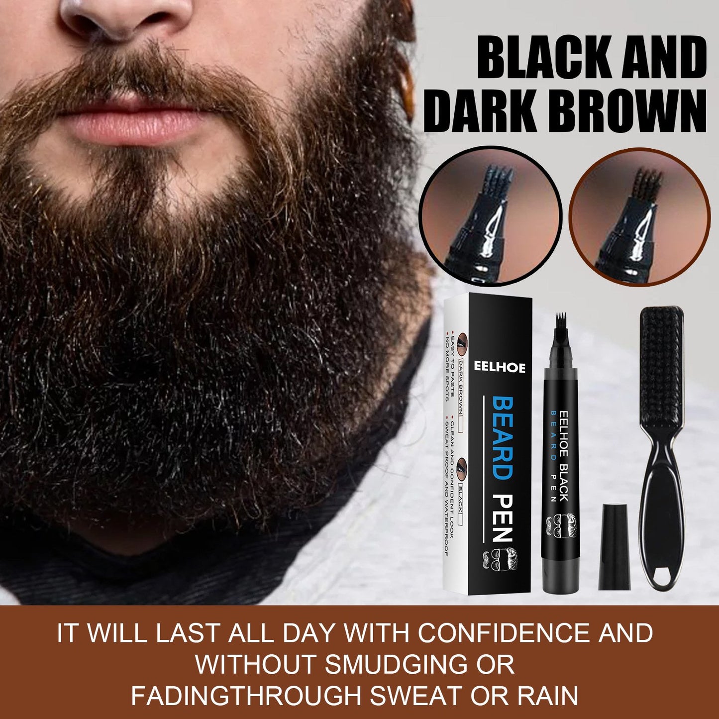 EELHOETM Beard Filling Pen Kit- Perfect Beard Shaping Kit- 🔥 BIG SALE - 45% OFF🔥