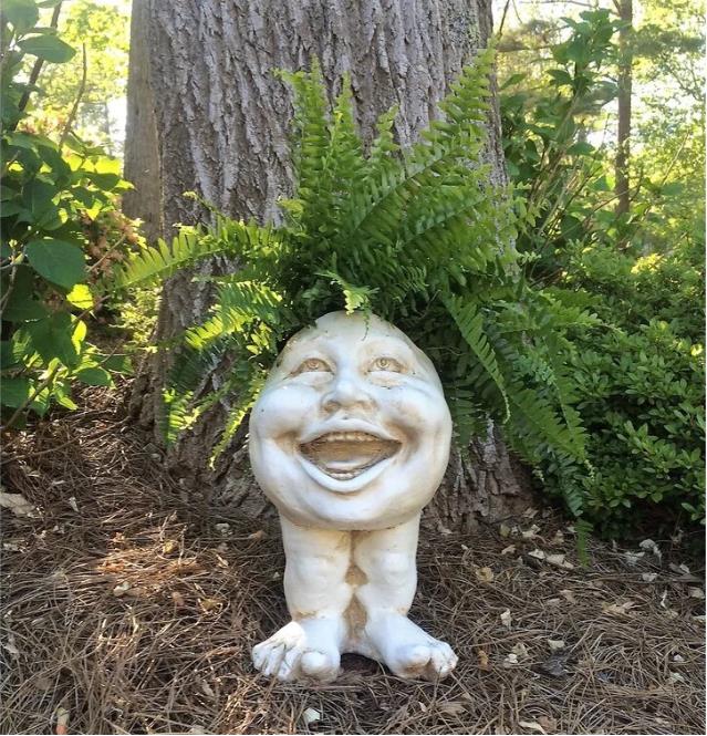 Mugglys Face Statue Planter - Happy New Year 48% OFF🎊