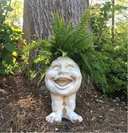 Mugglys Face Statue Planter - Happy New Year 48% OFF🎊