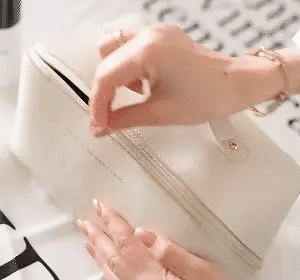 👍Sold 8999+, PU Portable Travel Cosmetic Storage Bag