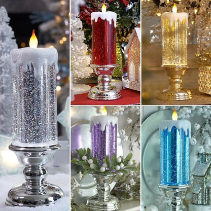 🎄 LED Candles  With Pedestal