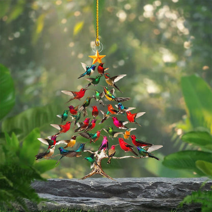 🔥🐦🎄Hummingbird Christmas Ornament💠 (✨Same as in the video)